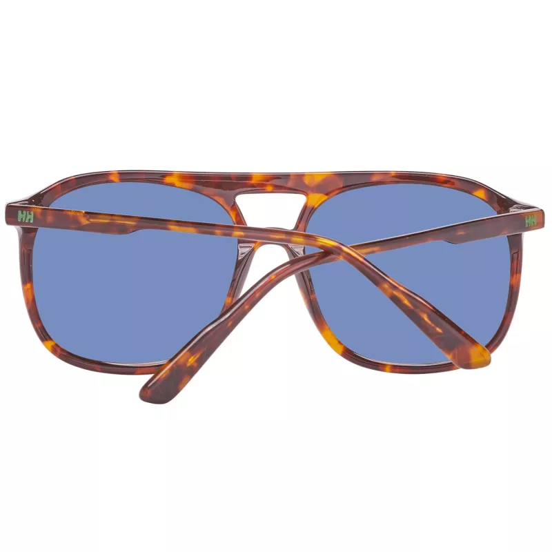 HELLY HANSEN HH5019-C02-55 Gafas de sol hombre deportivas rectangulares, negro mate, lentes gris humo, 55/17/140 mm