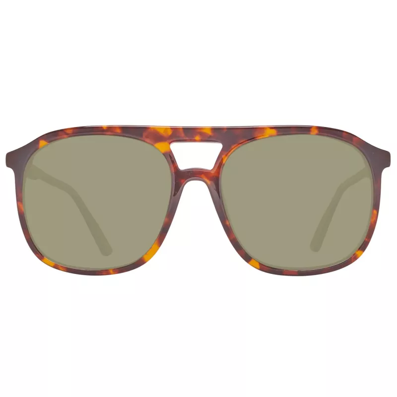 HELLY HANSEN HH5019-C02-55 Gafas de sol hombre deportivas rectangulares, negro mate, lentes gris humo, 55/17/140 mm