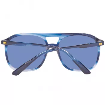 HELLY HANSEN HH5019-C03-55 Gafas de sol deportivas de hombre polarizadas - Montura negra, Lentes grises, 55/17/140 mm