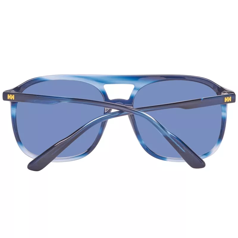 HELLY HANSEN HH5019-C03-55 Gafas de sol deportivas de hombre polarizadas - Montura negra, Lentes grises, 55/17/140 mm