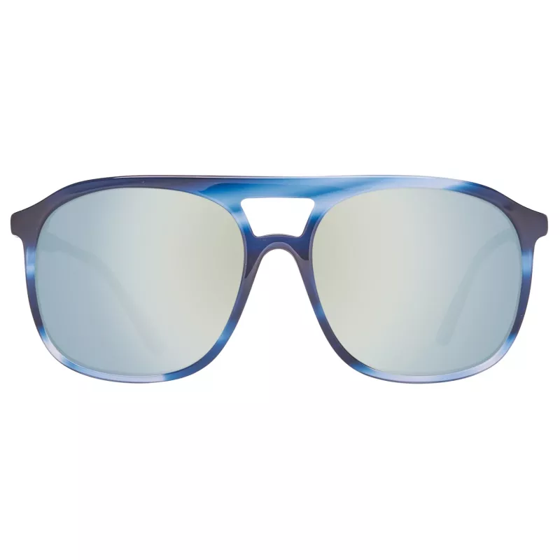 HELLY HANSEN HH5019-C03-55 Gafas de sol deportivas de hombre polarizadas - Montura negra, Lentes grises, 55/17/140 mm