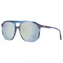 HELLY HANSEN HH5019-C03-55 Gafas de sol deportivas de hombre polarizadas - Montura negra, Lentes grises, 55/17/140 mm