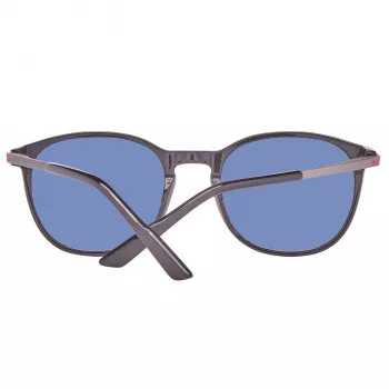 HELLY HANSEN HH5022-C01-57 Gafas de sol unisex - Montura negra, Lentes polarizadas grises, 55/22/140 mm
