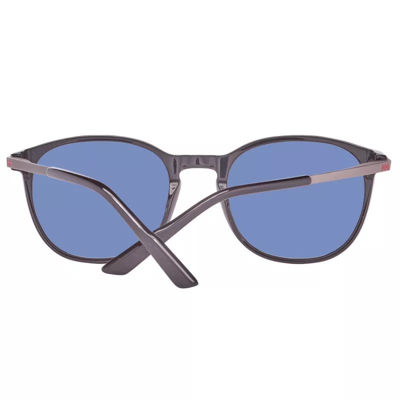 HELLY HANSEN HH5022-C01-57 Gafas de sol unisex - Montura negra, Lentes polarizadas grises, 55/22/140 mm