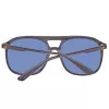 Helly Hansen Gafas de Sol Hombre HH5019-C01-55 - Montura Negra, Lentes Gris Humo, 55/17/140 mm