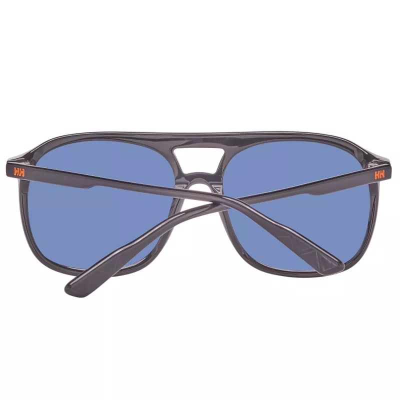 Helly Hansen Gafas de Sol Hombre HH5019-C01-55 - Montura Negra, Lentes Gris Humo, 55/17/140 mm