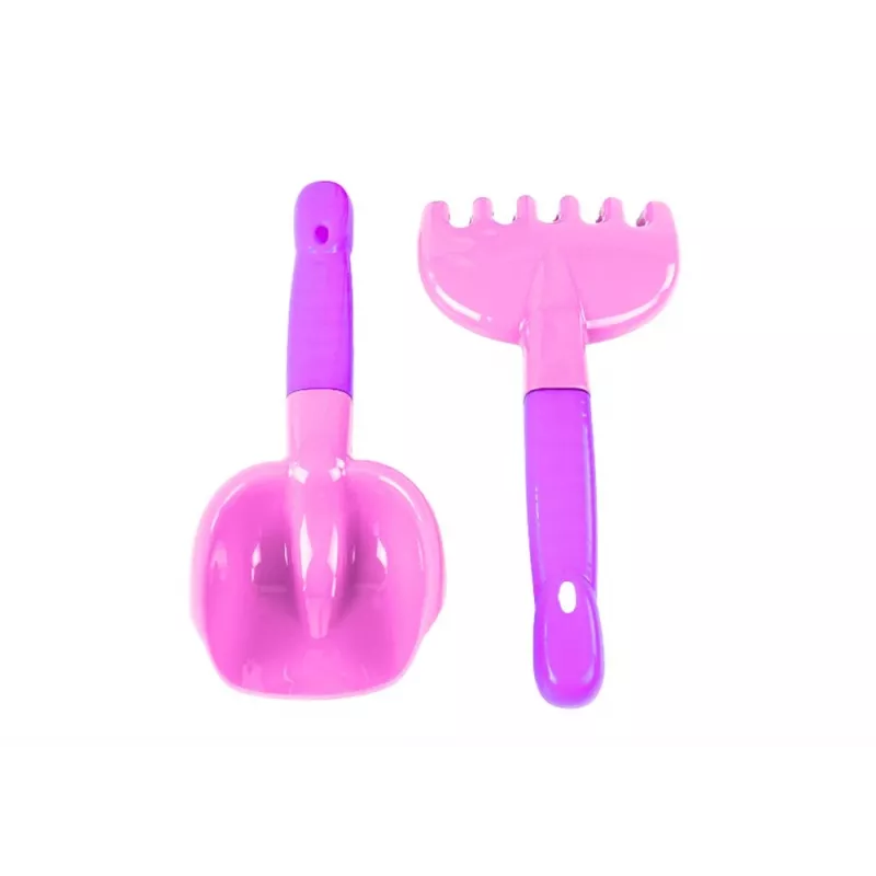 HEMAR Set de rastrillo para arena, espátula, bicolor, 2 uds. mix