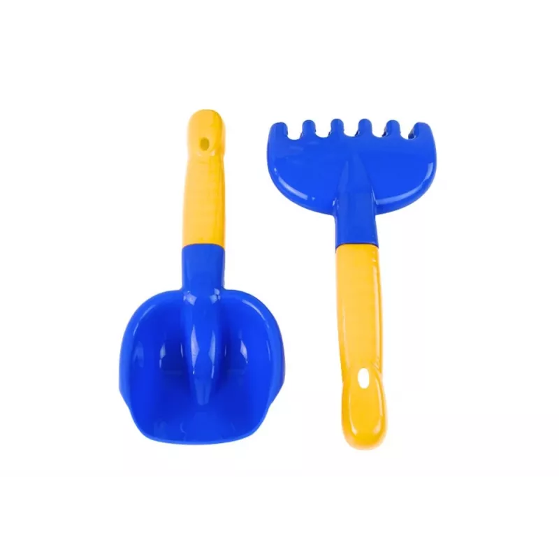 HEMAR Set de rastrillo para arena, espátula, bicolor, 2 uds. mix