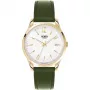 HENRY LONDON Reloj unisex HL39-S-0098 39mm oro rosa piel verde