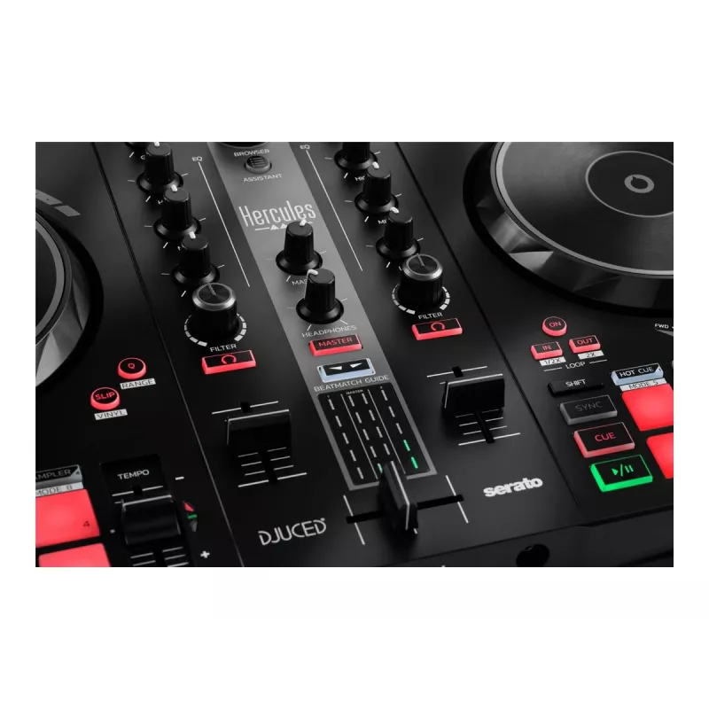 Hercules DJ Essentials Kit con DJControl Inpulse 200, altavoces DJMonitor 32 y auriculares HDP DJ45