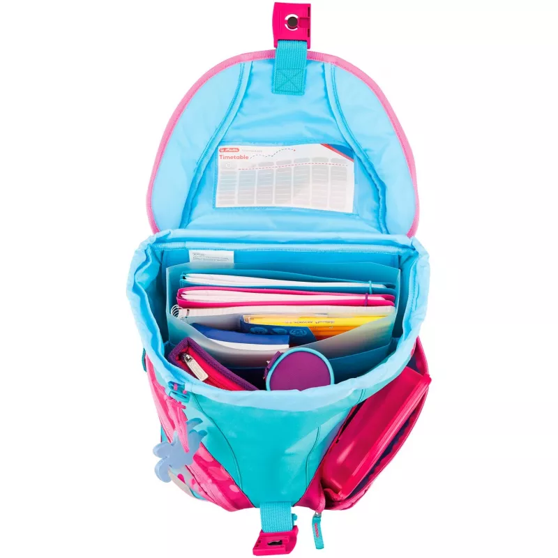 HERLITZ 42021291 Set de mochila escolar ergonómica 4 piezas Space/Astronaut 16L poliéster certificado TÜV
