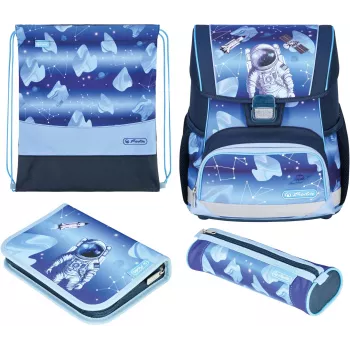 Herlitz Loop Plus Cosmic Explorer set de mochila escolar