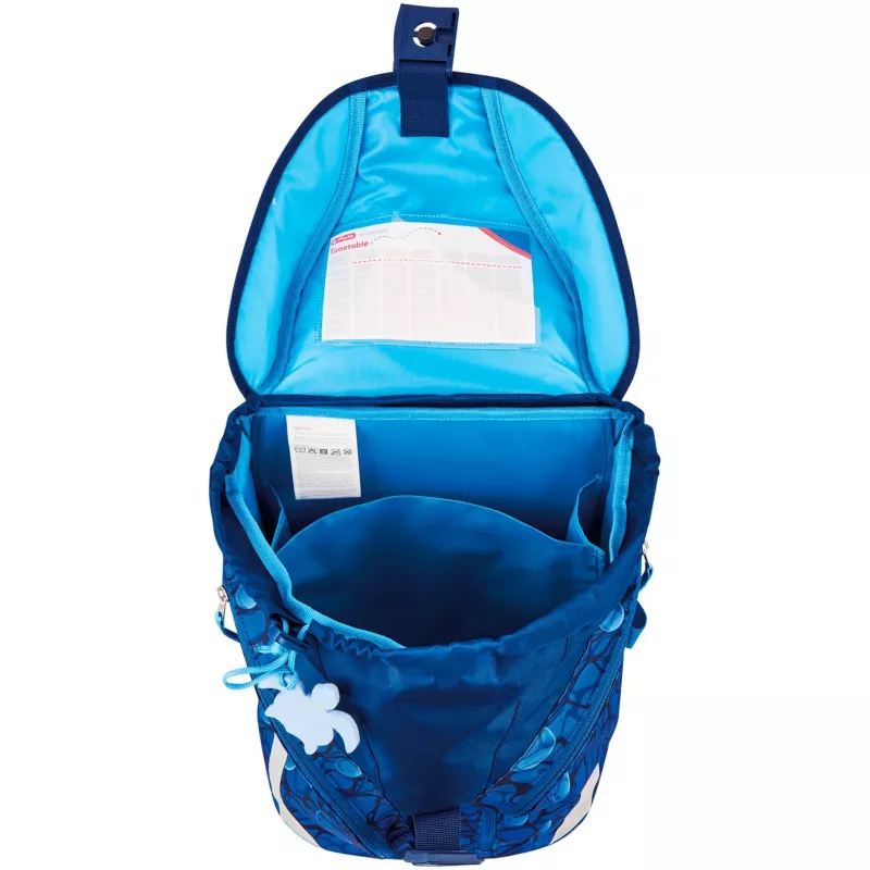 Herlitz Mochila escolar Primary School SoftLight Plus GREENline Deep Sea