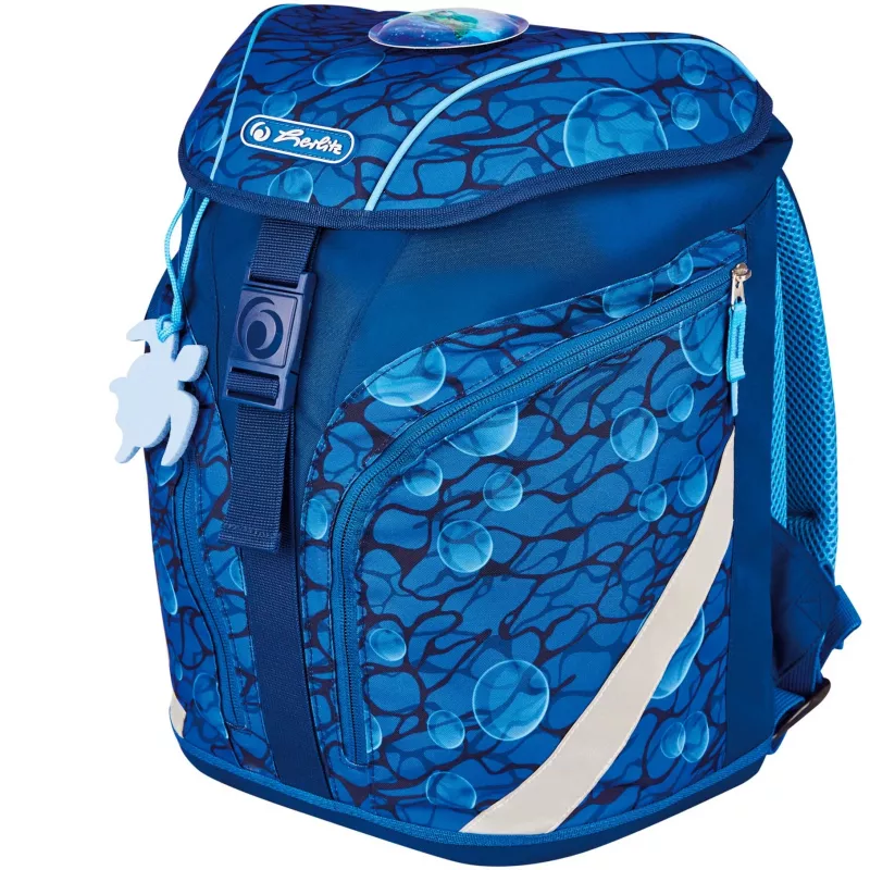 Herlitz Mochila escolar Primary School SoftLight Plus GREENline Deep Sea