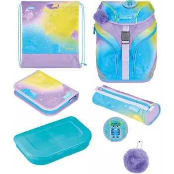 Herlitz SoftLight GREENline Little Monster Mochila escolar