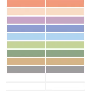 HERMA 15238 Etiquetas autoadhesivas rectangulares permanentes multicolor pack de 60
