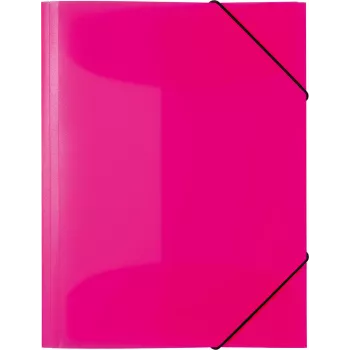 HERMA 19657 Archivador A4 Polipropileno Rosa con protectores metálicos en las esquinas, 80 mm lomo, capacidad 600 hojas