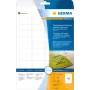 HERMA 8016 Etiquetas de poliéster cristalinas brillantes A4 45,7 x 21,2 mm 1200 etiquetas