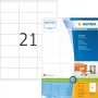 HERMA Premium 4634 Etiquetas de papel autoadhesivas permanentes mate laminadas, blancas, 70 x 41 mm, 4200 etiquetas (200 hojas x 21)