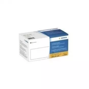 Sellos de franqueo autoadhesivos HERMA con lengüeta lateral - blanco - 165 x 41 mm - 1000 etiquetas (4314)