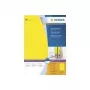 HERMA SuperPrint Etiquetas para archivadores amarillas 61 x 192 mm 400 etiquetas (100 hojas x 4) 4296