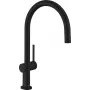 HG TALIS M54 KM 220 1J MB Grifo de cocina, Negro mate