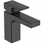HG Vernis Shape - 100 grifo de lavabo con varilla, negro