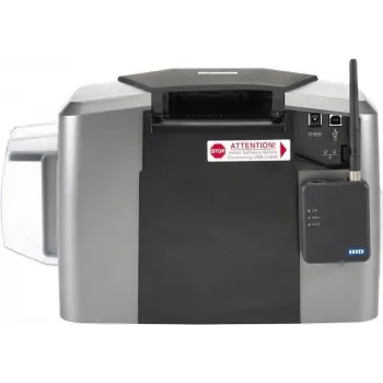 HID Fargo DTC 1250E Impresora de tarjetas de una cara - Transferencia térmica por sublimación de tinte/resina - CR-80 (85,6 x 54 mm) - USB 2.0
