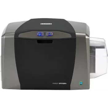 HID Fargo DTC 1250E Impresora de tarjetas de una cara - Transferencia térmica por sublimación de tinte/resina - CR-80 (85,6 x 54 mm) - USB 2.0