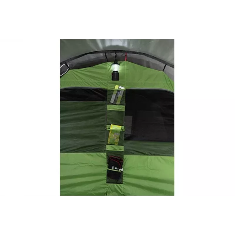 Tienda de campaña de túnel High Peak Garda 4.0 para 4 personas verde gris claro