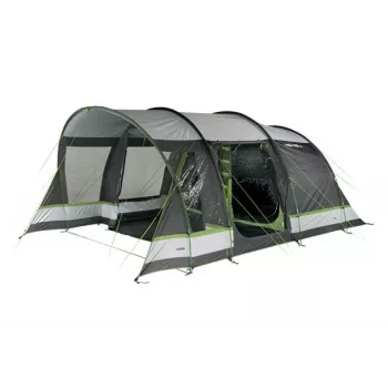 Tienda de campaña de túnel High Peak Garda 4.0 para 4 personas verde gris claro