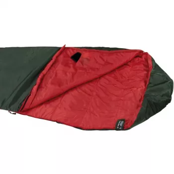 High Peak Lite Pak 800 saco de dormir (verde/rojo)