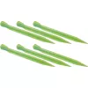 High Peak Piqueta de plástico Glow Worm, 6 unidades (Verde claro, 20 cm)