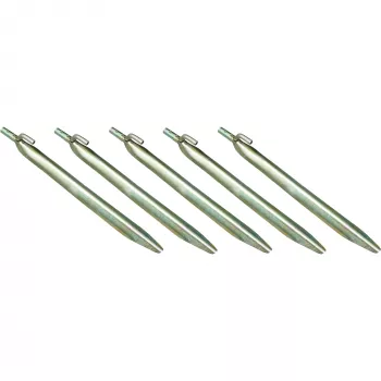 Estaca de acero con gancho High Peak, 6 uds. (24 cm)