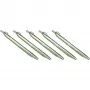 Estaca de acero con gancho High Peak, 6 uds. (24 cm)