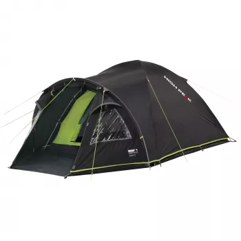High Peak Talos 4 tienda de campaña tipo cúpula (gris oscuro / verde claro)