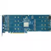 HIGHPOINT Rocket 1608A PCIe Gen5 x16 a 8-M.2 NVMe tarjeta adaptadora switch