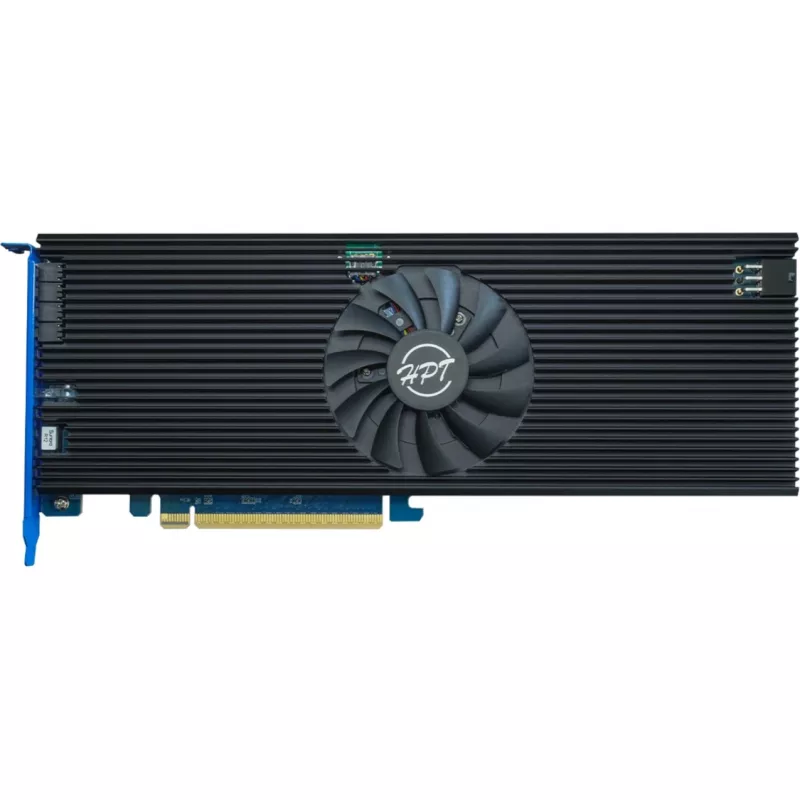 HIGHPOINT Rocket 1608A PCIe Gen5 x16 a 8-M.2 NVMe tarjeta adaptadora switch