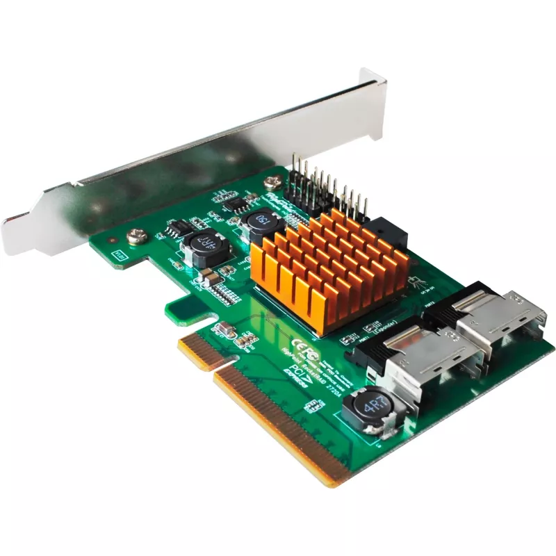 HIGHPOINT RocketRAID 2720A Controladora RAID PCIe 2.0 x8 SAS/SATA 6Gb/s