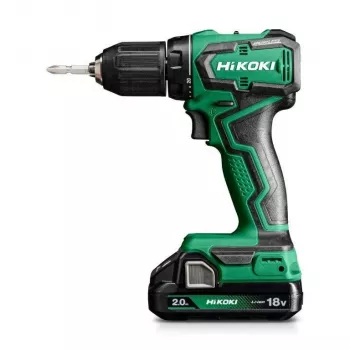 HIKOKI atornillador-taladro a batería sin escobillas 18V 55Nm kit 2x2,0Ah