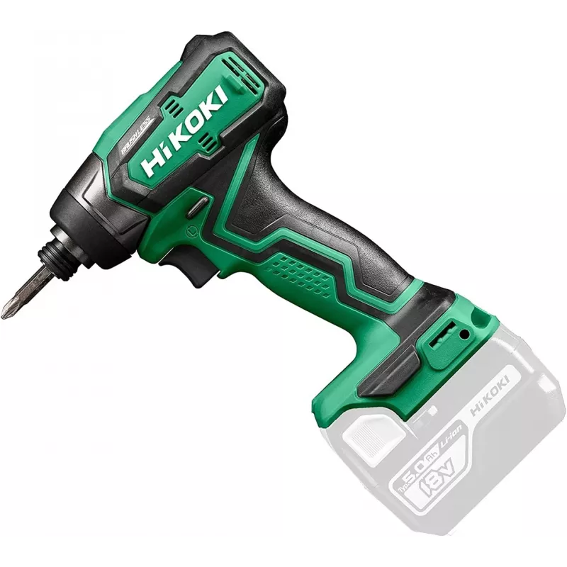 HIKOKI WH18DD atornillador de impacto a batería 18V, 0-3200 rpm, 0-400 IPM