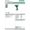 HIKOKI WH18DD atornillador de impacto a batería 18V, 0-3200 rpm, 0-400 IPM