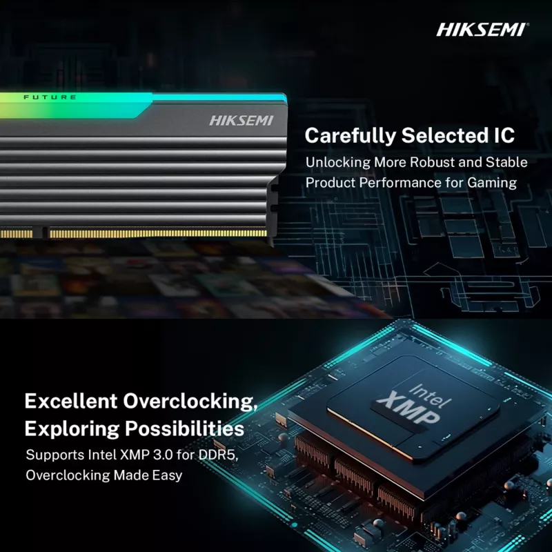 HIKSEMI Future RGB 16GB kit (2x8GB) 3600MHz DDR4 memoria gaming de sobremesa negra