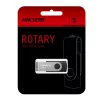 Memoria flash USB 3.0 HIKSEMI Rotary Series 32GB, giro 360°, aleación de zinc, plata/negro