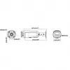 Cámara IP Hikvision 12MP DS-2CD2T126G3-IS2UY/SL(2,8mm)(eF) AcuSense DarkFighter