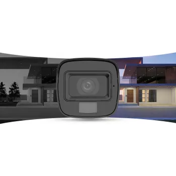 Cámara Hikvision 4-en-1 Hilook 8MP TVI-B8M-20DL bullet negra 2.8mm
