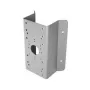 Hikvision DS-1276ZJ-SUS Soporte de esquina para cámaras domo, acero inoxidable, interior/exterior, blanco/plata