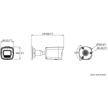 Hikvision DS-2CD1023G2-LIU(2.8MM)PL cámara IP Smart Hybrid Light - 1080p