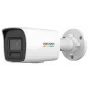 Cámara IP bullet Hikvision DS-2CD1047G3H-LIUF 4MP Full-Color con micrófono integrado, objetivo de 2.8mm, IP67, PoE