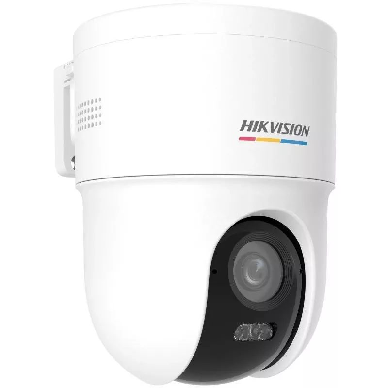 Hikvision DS-2CD1F47G3H-LIUF/SX 4 MP ColorVu 3.0 cámara de red motorizada pan-tilt, objetivo de 2,8 mm, audio bidireccional, iluminación IR/luz blanca 30 m, IP66